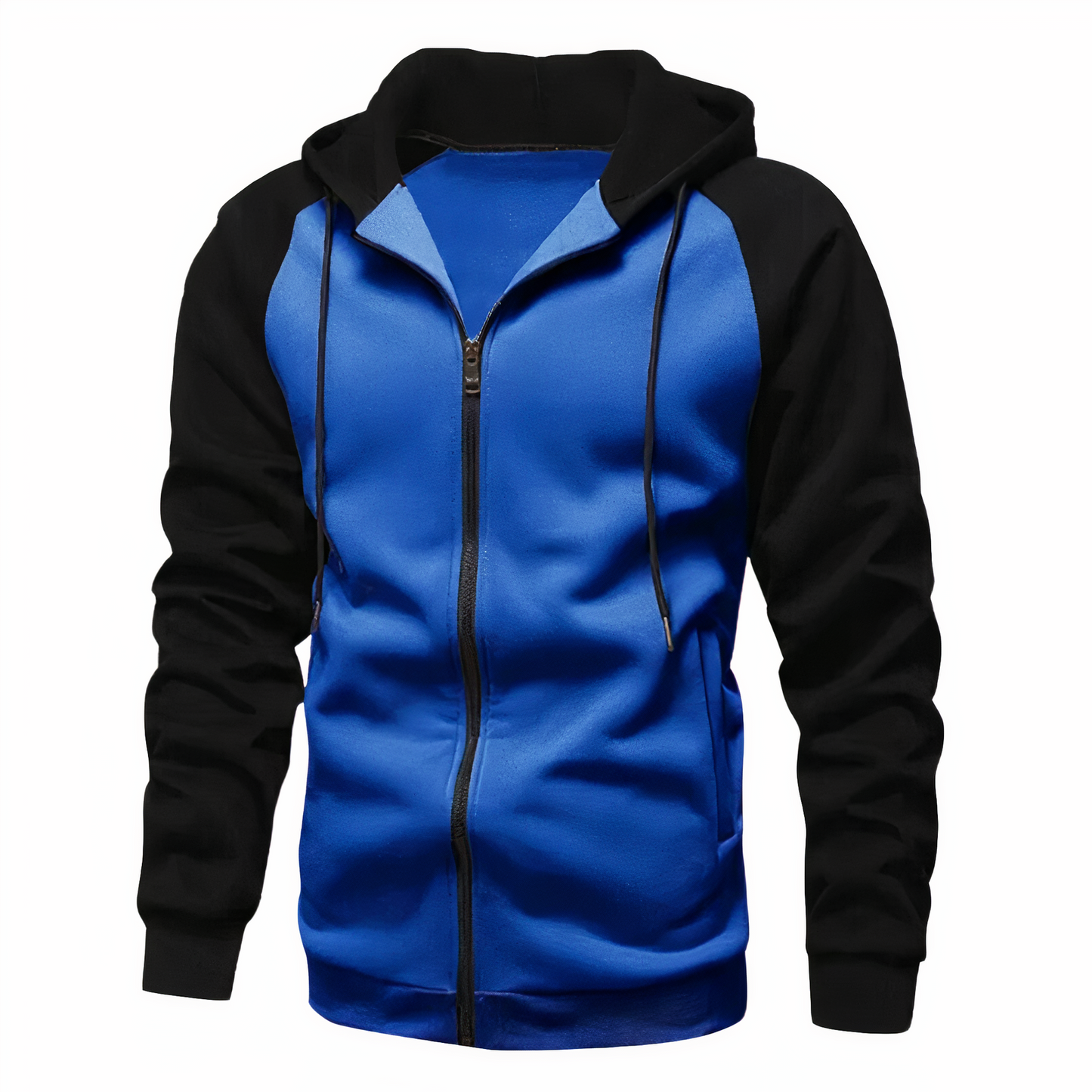 Kyle Men's Zip Up Casual Sports Hoodie by TrendAura Athletic Warmth and Comfort for Active Days