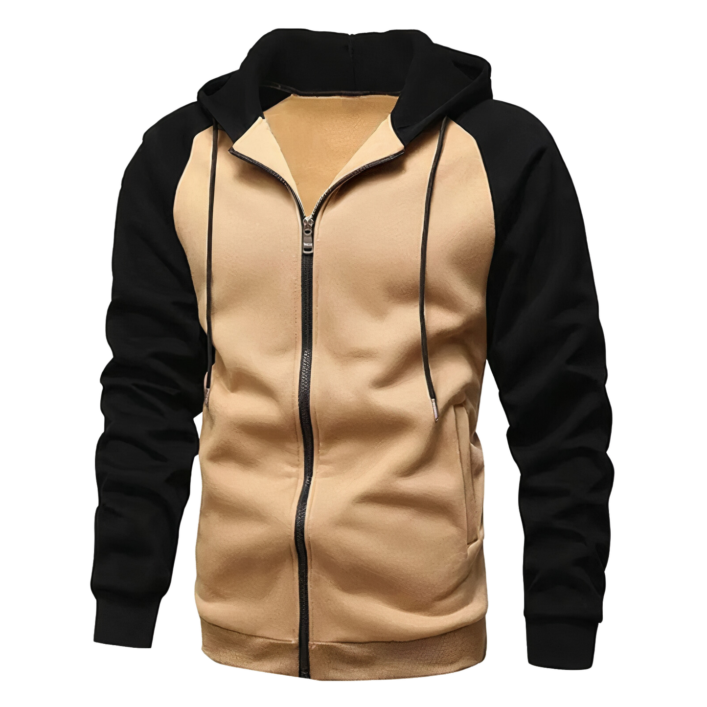 Kyle Men's Zip Up Casual Sports Hoodie by TrendAura Athletic Warmth and Comfort for Active Days