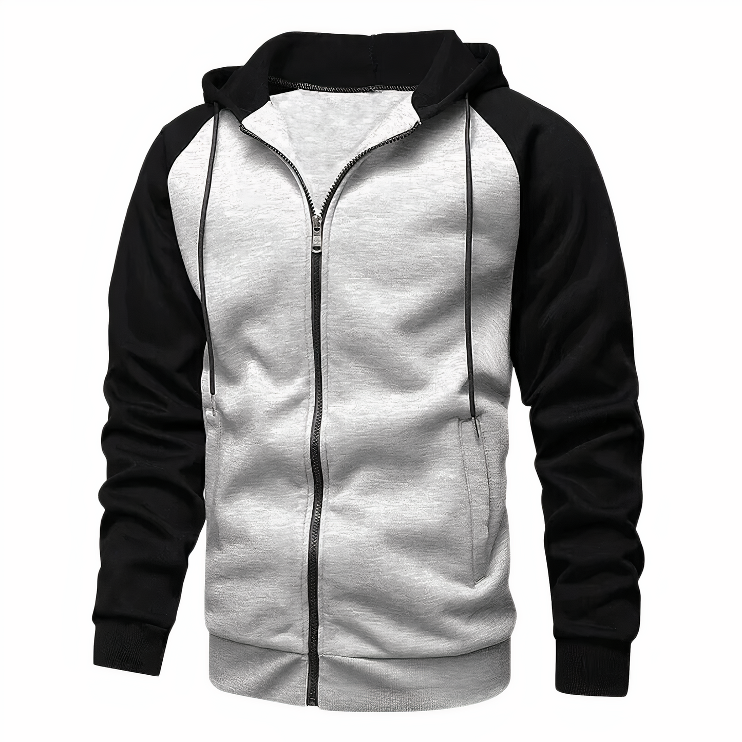 Kyle Men's Zip Up Casual Sports Hoodie by TrendAura Athletic Warmth and Comfort for Active Days