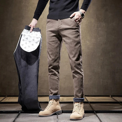 Alexander Mens Slim Fit Casual Pants for Modern Style and Everyday Comfort by TrendAura