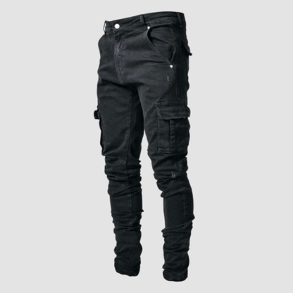 Men's Cargo Pants Slim Fit With Multiple Pockets Comfortable Casual Design For Everyday Wear And Adventure