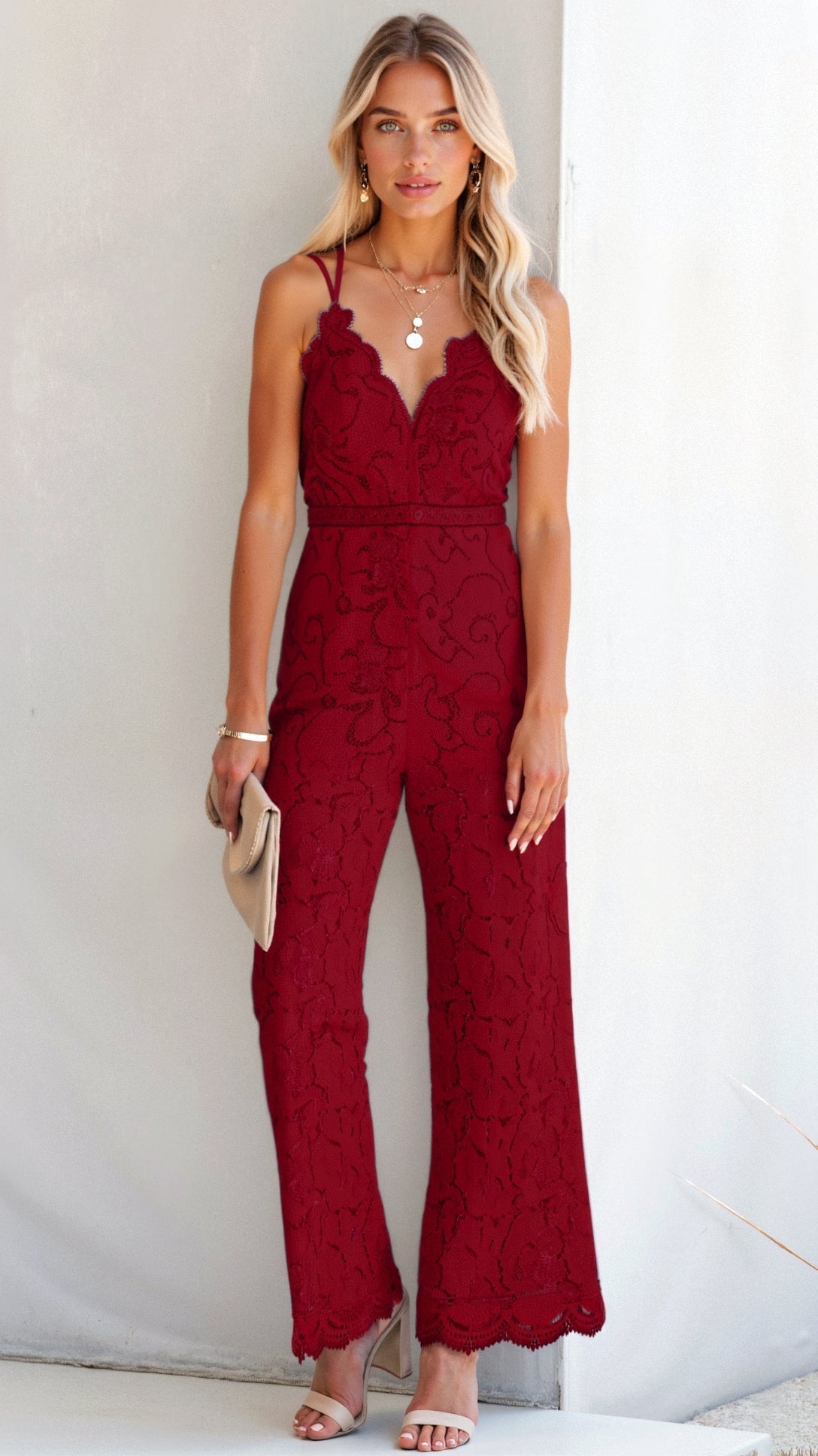 Nora Boho Jumpsuit For Women With Relaxed Fit And Wide Flared Legs Effortless Chic