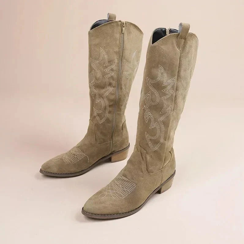 Women's Winter Cowboy Boots | Pointed Toe