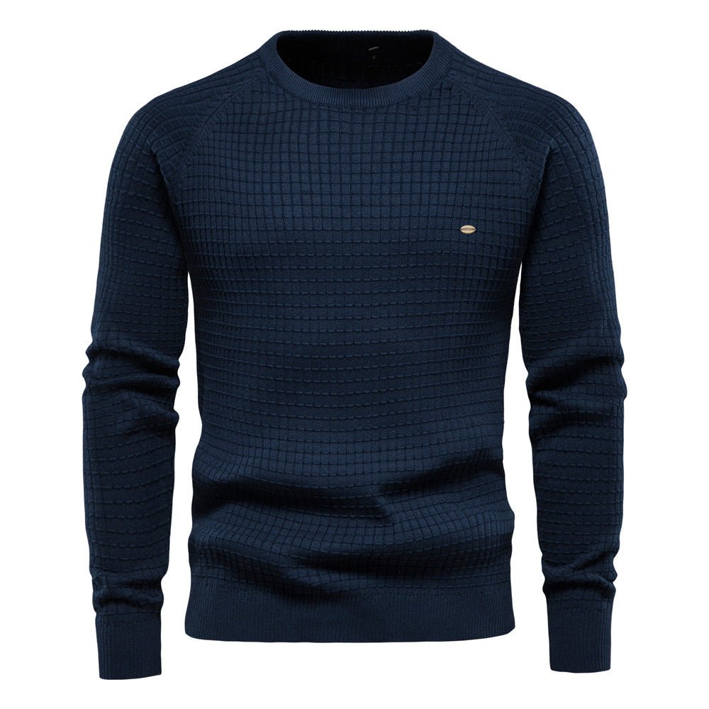 Danny Men's Classic Knitted Casual Sweater TrendAura Cozy Everyday Knitwear For Men Crewneck Style