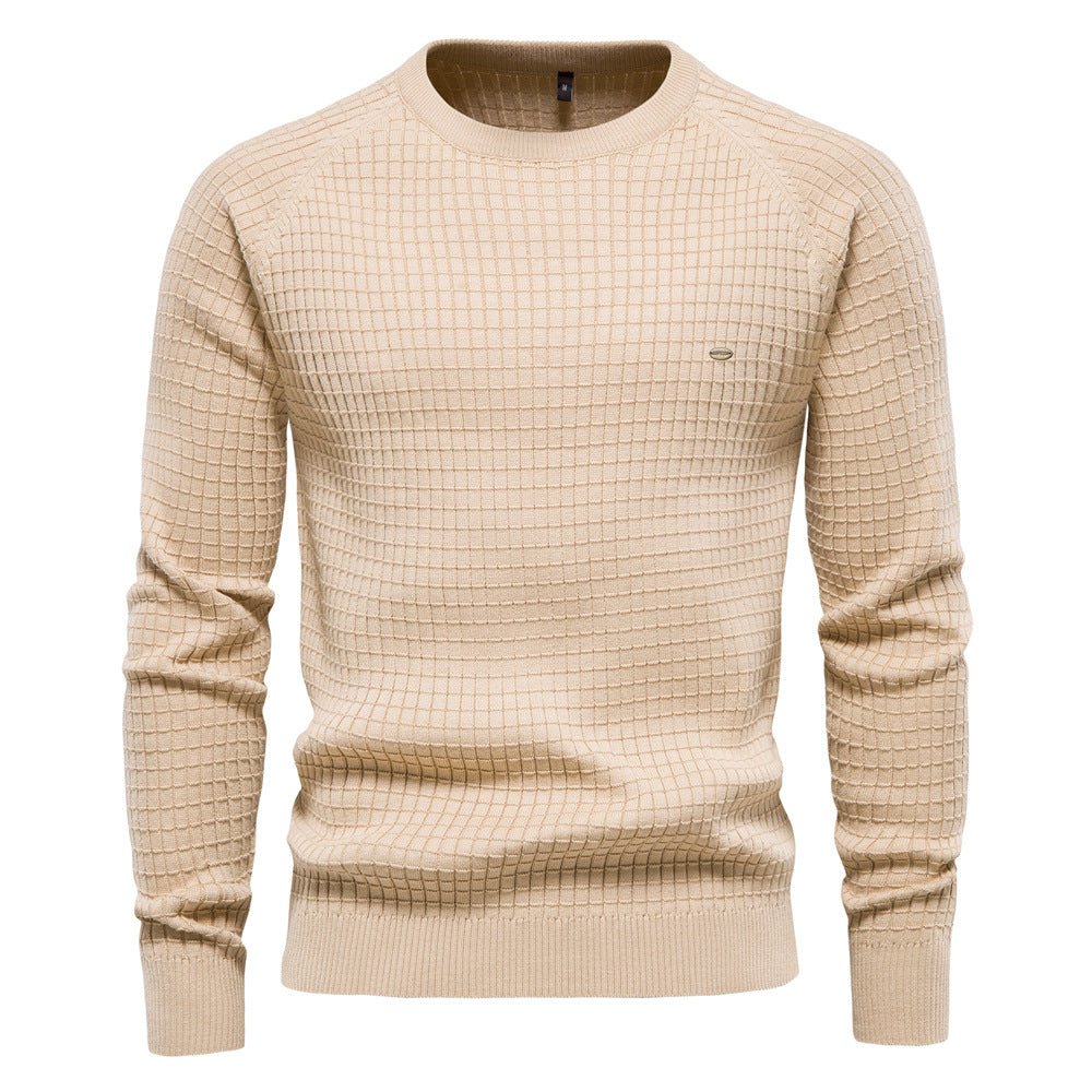 Danny Men's Classic Knitted Casual Sweater TrendAura Cozy Everyday Knitwear For Men Crewneck Style