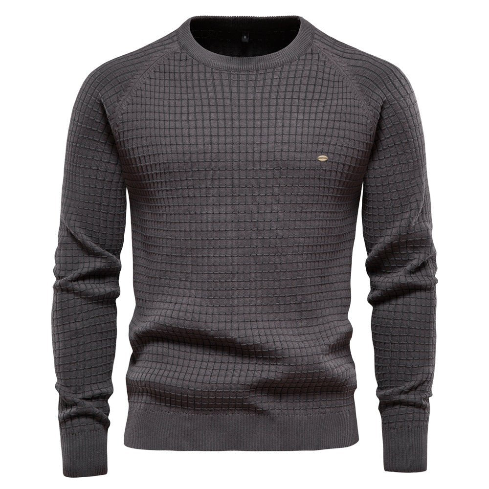 Danny Men's Classic Knitted Casual Sweater TrendAura Cozy Everyday Knitwear For Men Crewneck Style