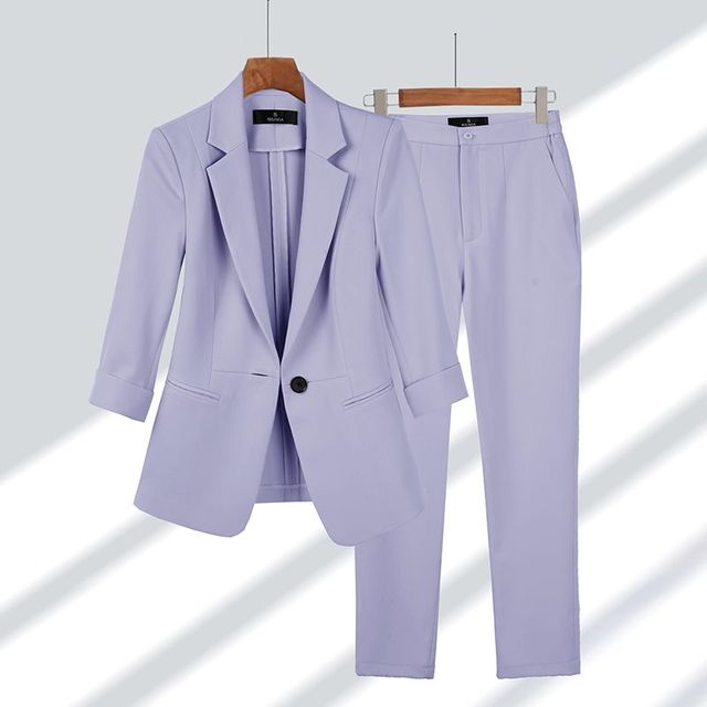 Women's Suit – Tailored Blazer and Trousers – Slim Fit – Formal Look