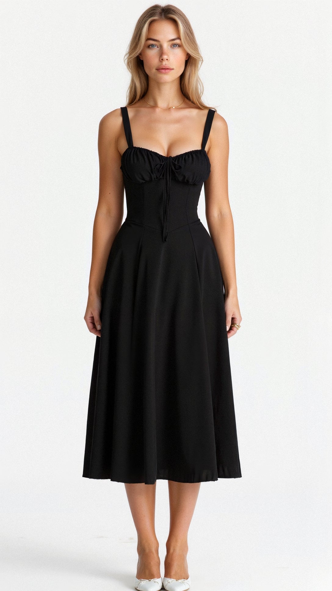 Josephine Corset Midi Dress For Women Trendy Figure Flattering Elegant Night Out