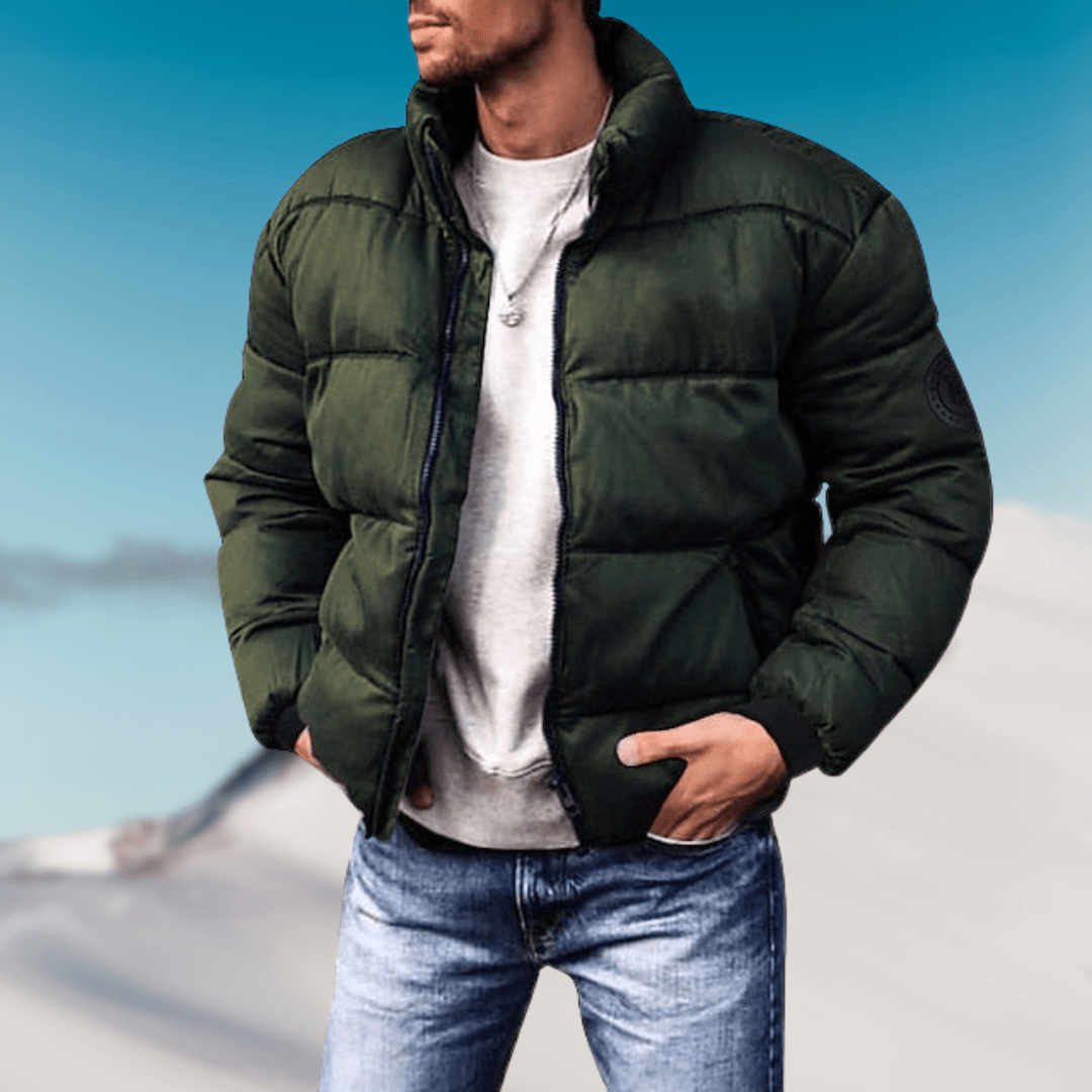 Axel Unisex Warm Puffer Jacket Insulated Winter Coat With Cozy Thermal Lining For Men And Women