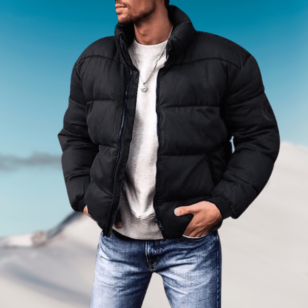 Axel Unisex Warm Puffer Jacket Insulated Winter Coat With Cozy Thermal Lining For Men And Women