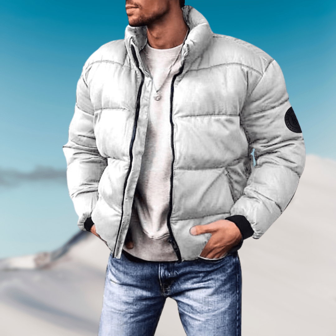 Axel Unisex Warm Puffer Jacket Insulated Winter Coat With Cozy Thermal Lining For Men And Women