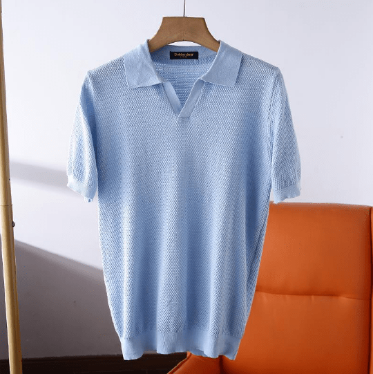 Lucas Mens Classic Polo Shirt Breathable Comfort For Office Sports And Everyday Wear