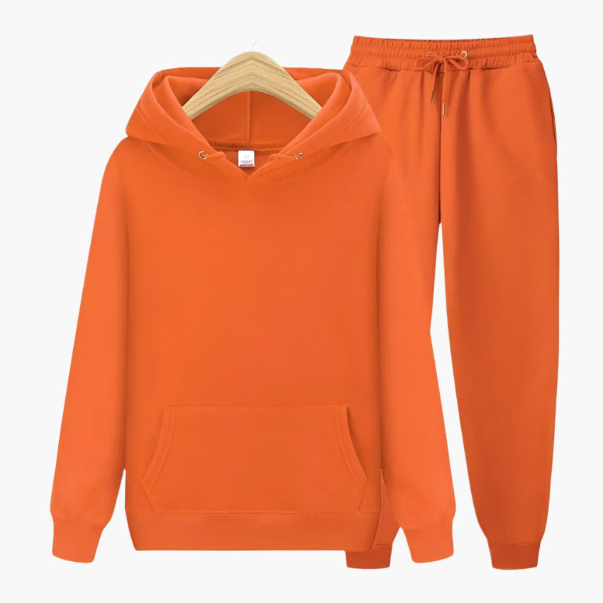 Mens Casual Hoodie And Jogging Pants Set For Home Comfort And Relaxation Sporty Leisurewear