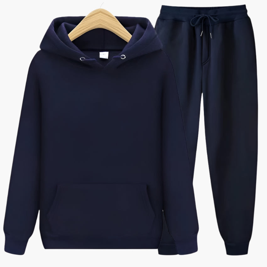 Mens Casual Hoodie And Jogging Pants Set For Home Comfort And Relaxation Sporty Leisurewear