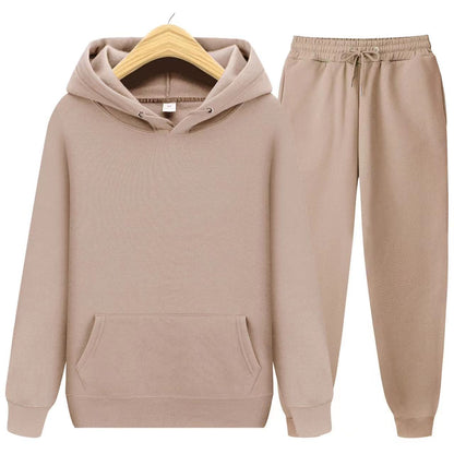 Mens Hoodie Set With Relaxed Fit For Everyday Comfort And Effortless Urban Style For Active Men