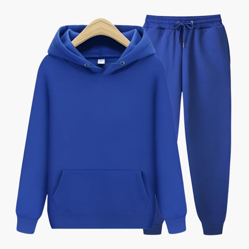 Mens Casual Hoodie And Jogging Pants Set For Home Comfort And Relaxation Sporty Leisurewear