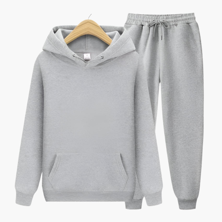 Mens Casual Hoodie And Jogging Pants Set For Home Comfort And Relaxation Sporty Leisurewear