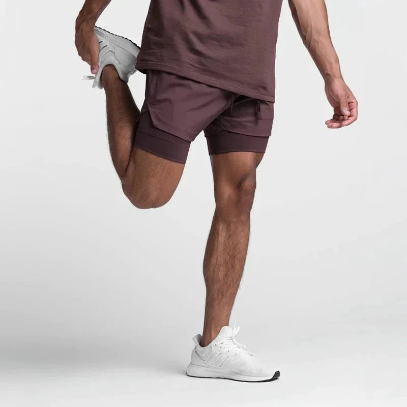 Men's Lightweight Stretch Training Shorts For Running With Dry Comfort And Flexibility