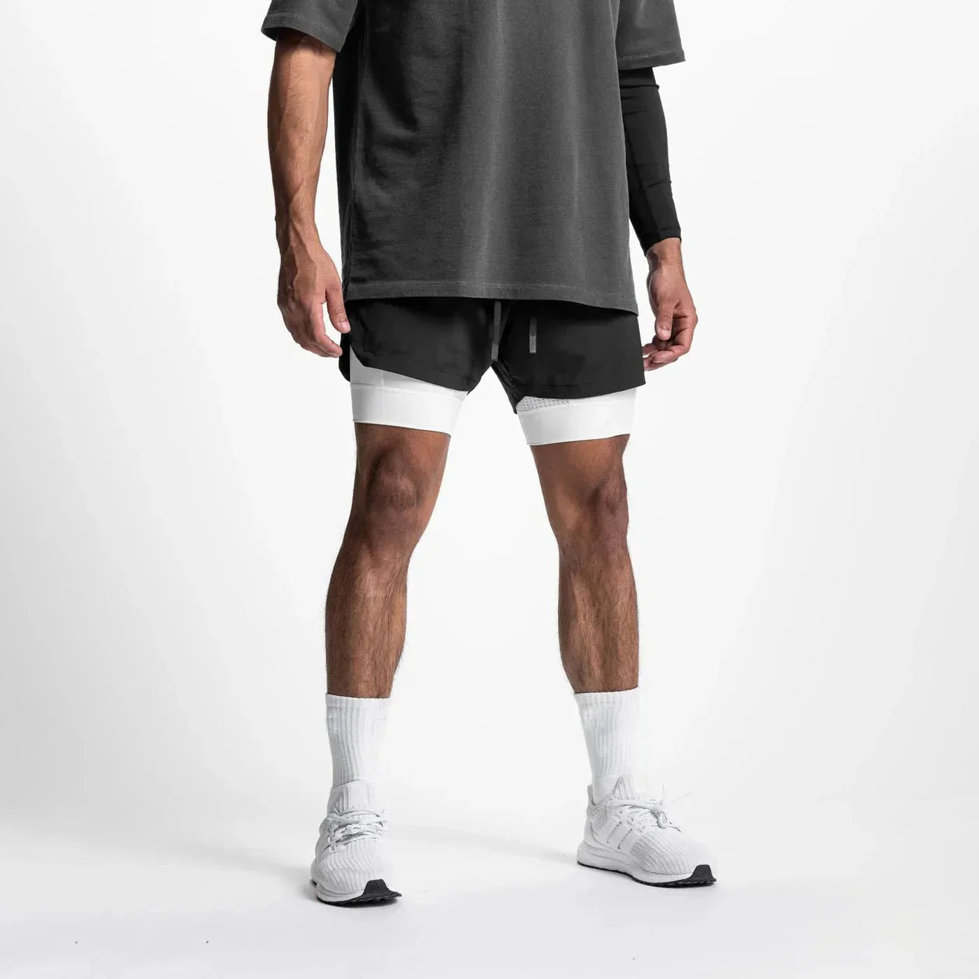 Men's Lightweight Stretch Training Shorts For Running With Dry Comfort And Flexibility
