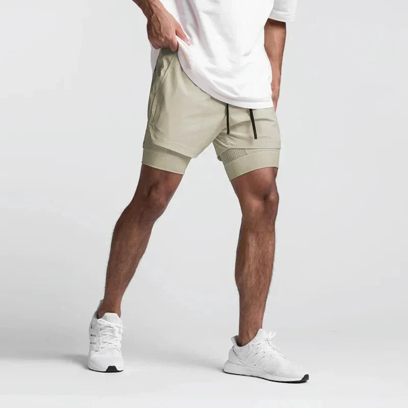 Men's Lightweight Stretch Training Shorts For Running With Dry Comfort And Flexibility