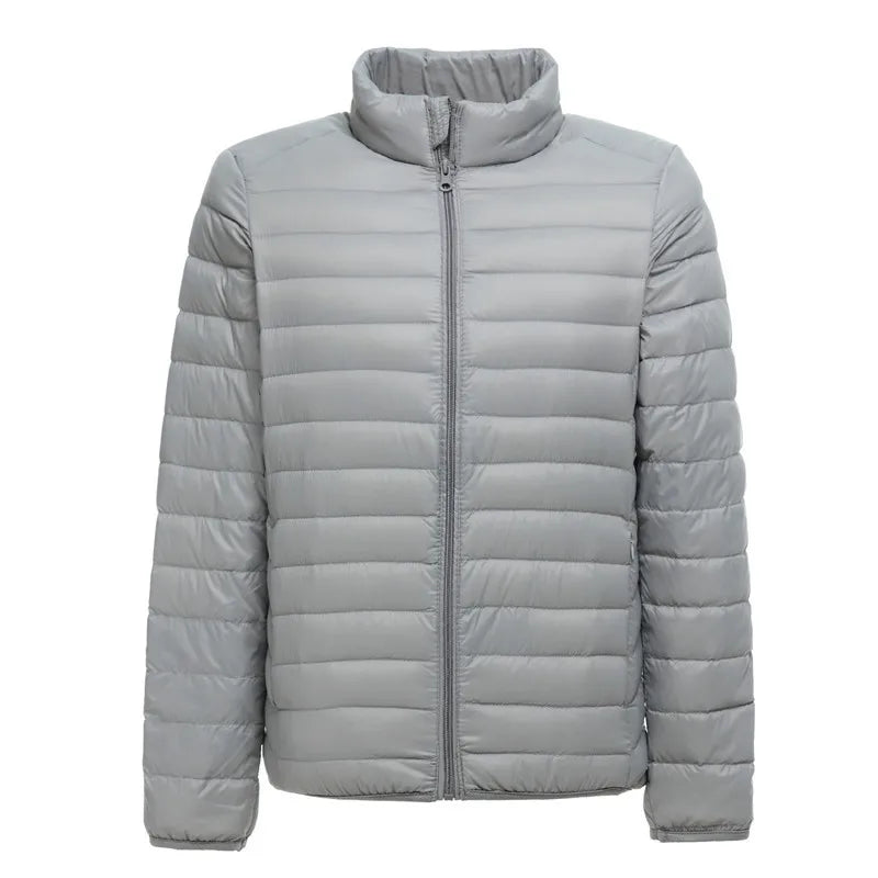 TrendAura Nathan Mens Lightweight Water Resistant Packable Puffer Jacket For Outdoor Winter Weather