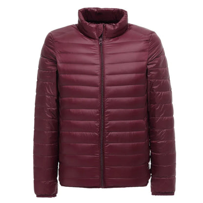 TrendAura Nathan Mens Lightweight Water Resistant Packable Puffer Jacket For Outdoor Winter Weather