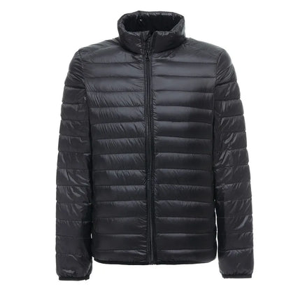 TrendAura Nathan Mens Lightweight Water Resistant Packable Puffer Jacket For Outdoor Winter Weather