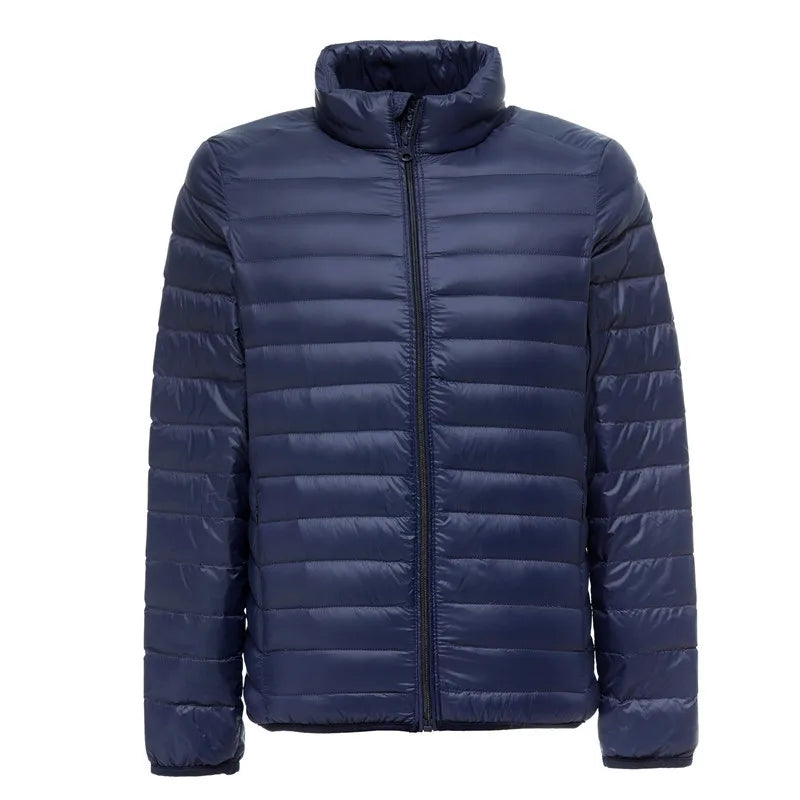 TrendAura Nathan Mens Lightweight Water Resistant Packable Puffer Jacket For Outdoor Winter Weather