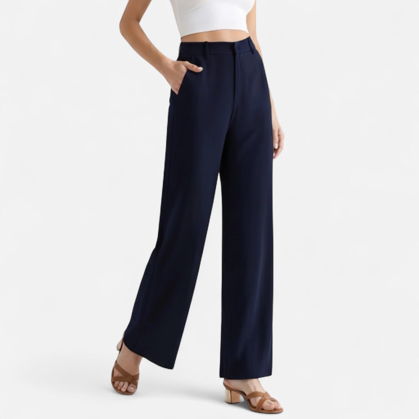 Ancient World | Women's High Waist Pants Timeless Elegance