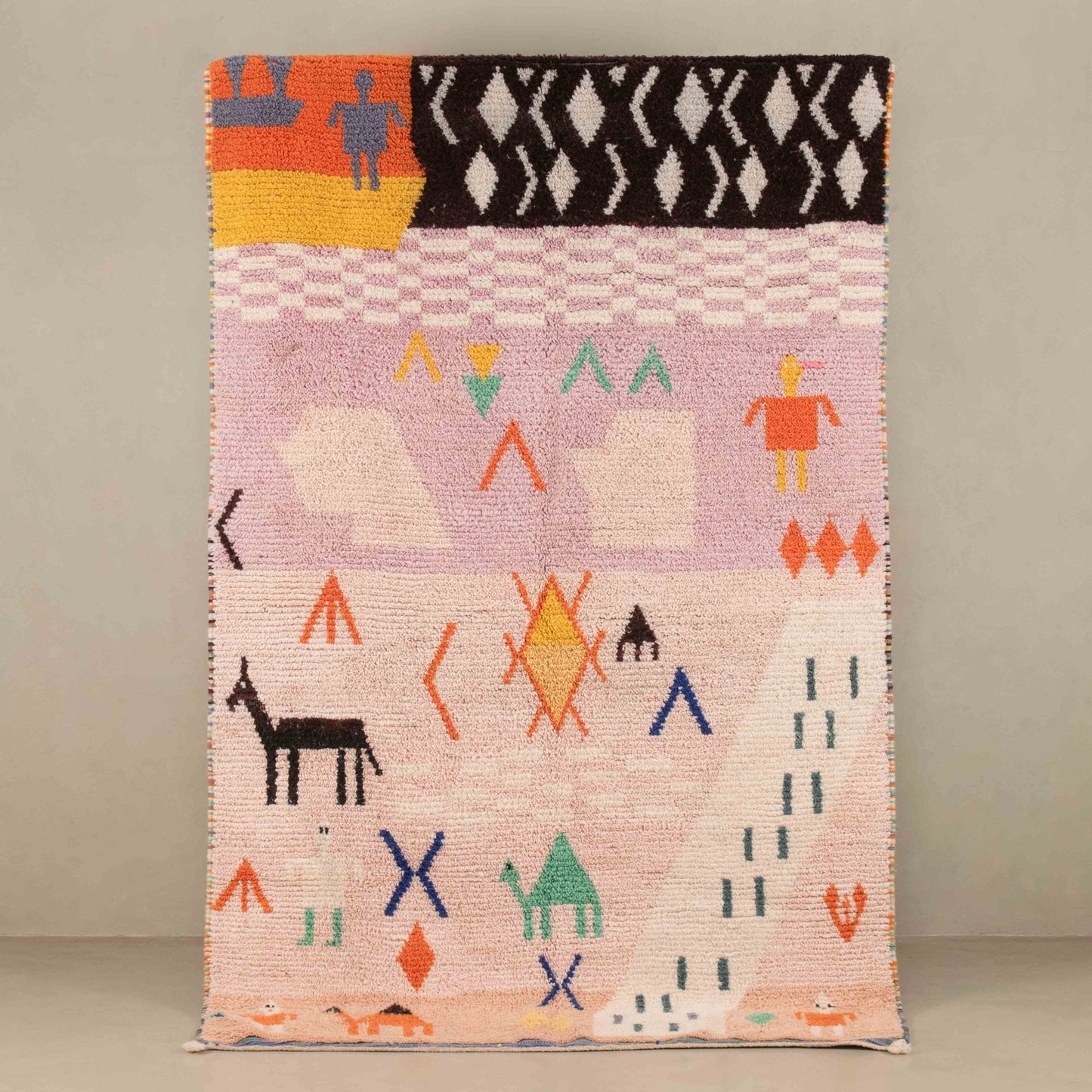 Nîma - vintage boujad rug - TrendAura