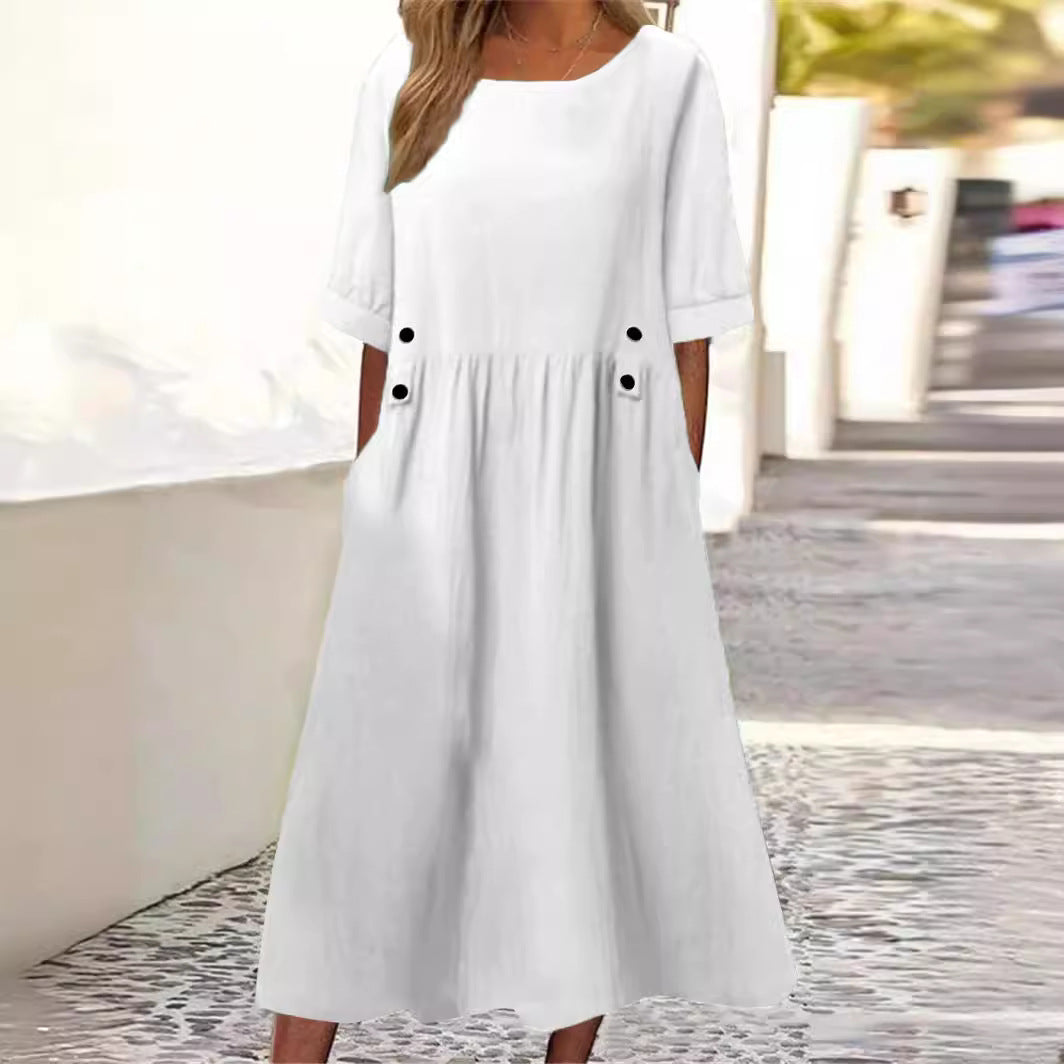 Norina Elegant Dress For Women - Airy, Flattering Silhouette, Versatile For Festive, Office Or Everyday Wear