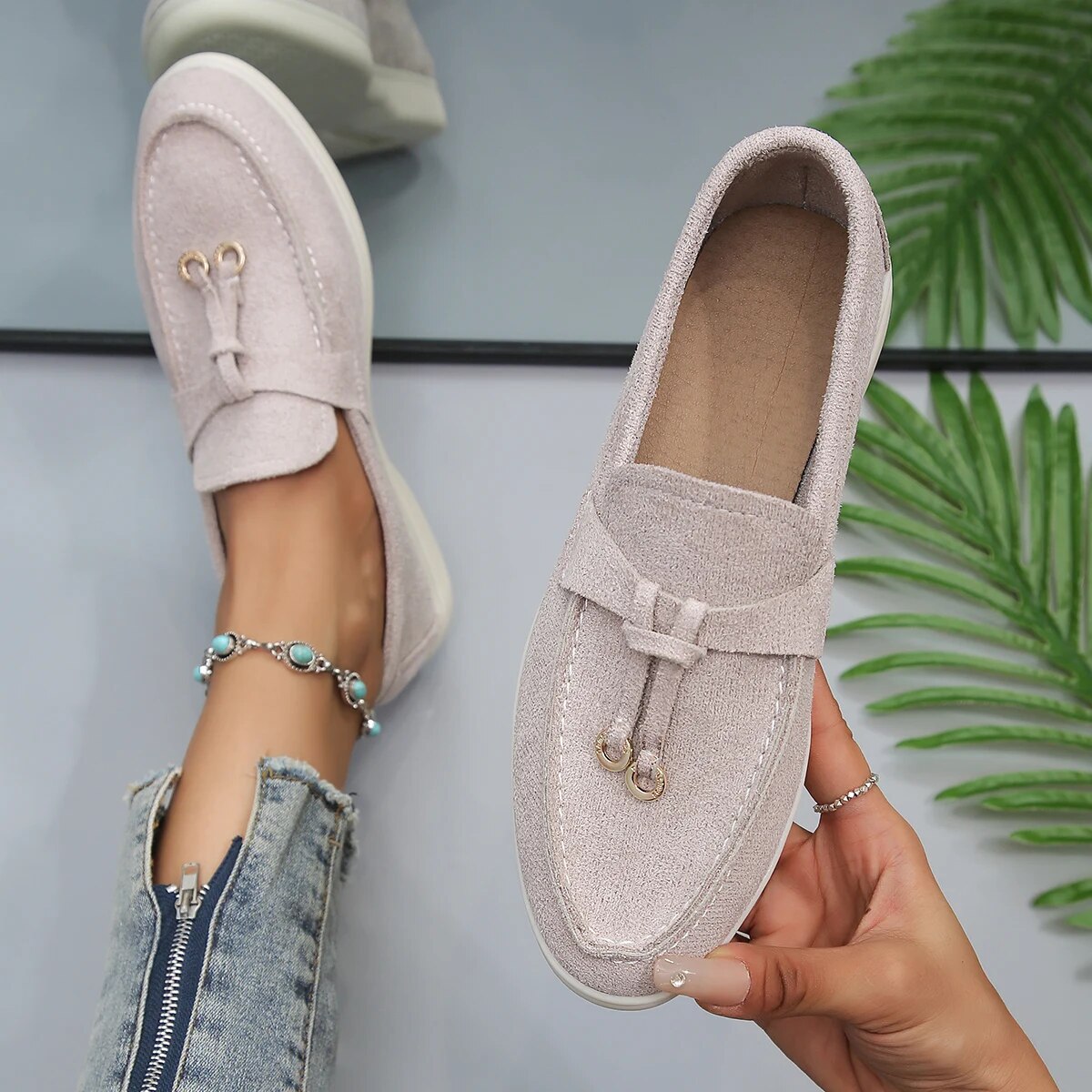 Kestrel Moccasins For Women All Day Comfort In Soft PU Suede Leather Look Luxury Casual Shoes