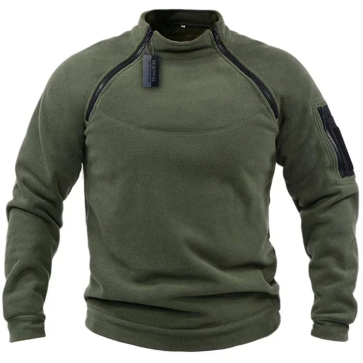 Eloura-Moda | Men's fleece hoodie with zipper