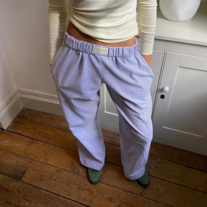 Samantha Linen Pants For Women Flowy Fit Lightweight Breathable Comfort And Style