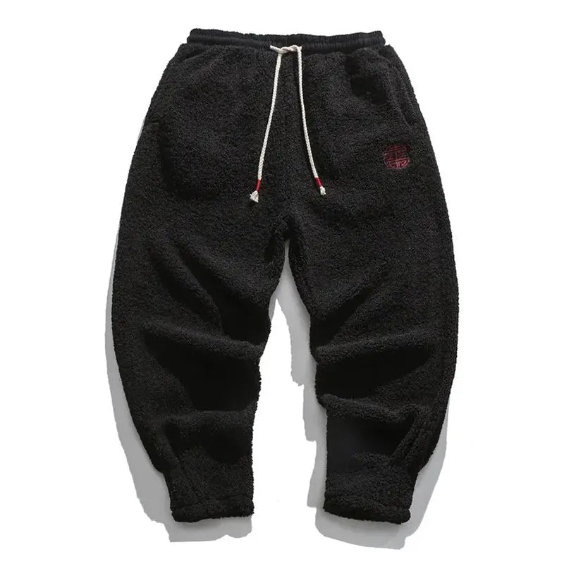Giardino Urban Fleece Joggers With Drawstring Waist Plush Polar Fleece Cozy Eco Friendly Comfort By TrendAura