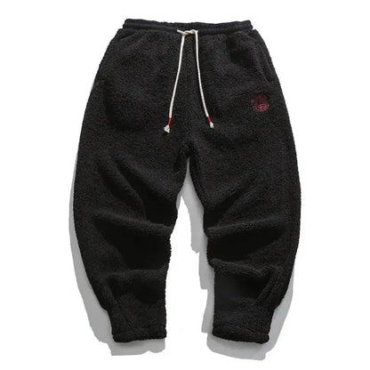 Giardino Urban Fleece Joggers With Drawstring Waist Plush Polar Fleece Cozy Eco Friendly Comfort By TrendAura
