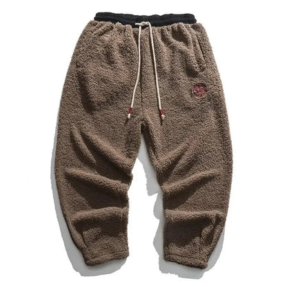 Giardino Urban Fleece Joggers With Drawstring Waist Plush Polar Fleece Cozy Eco Friendly Comfort By TrendAura