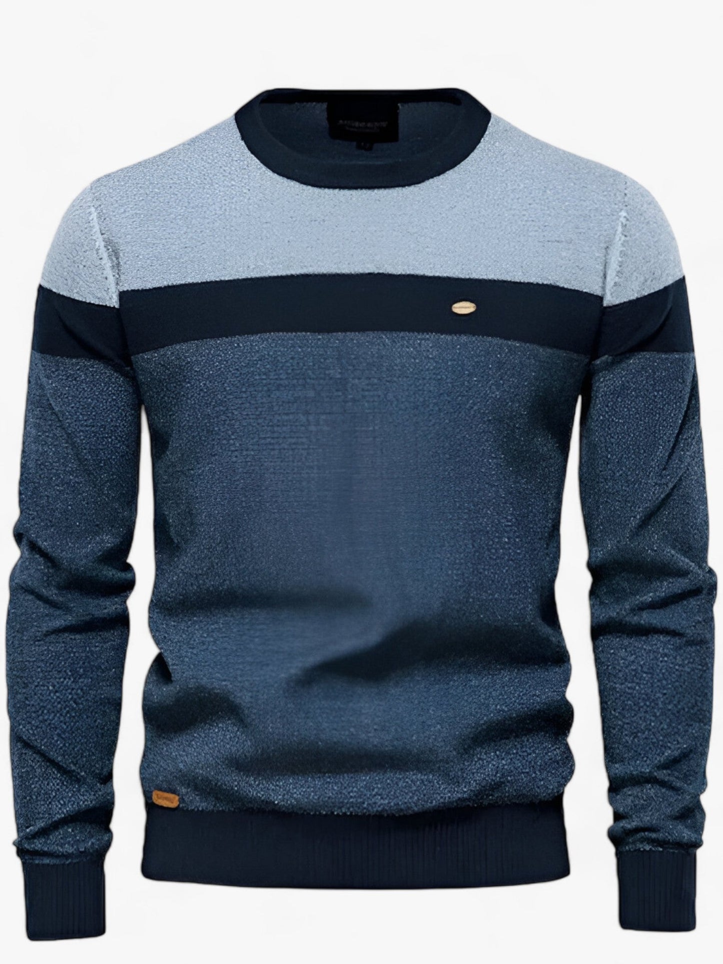 Jack Cotton Sweater For Men By TrendAura Color Block Knit Breathable Cotton Classic Fit