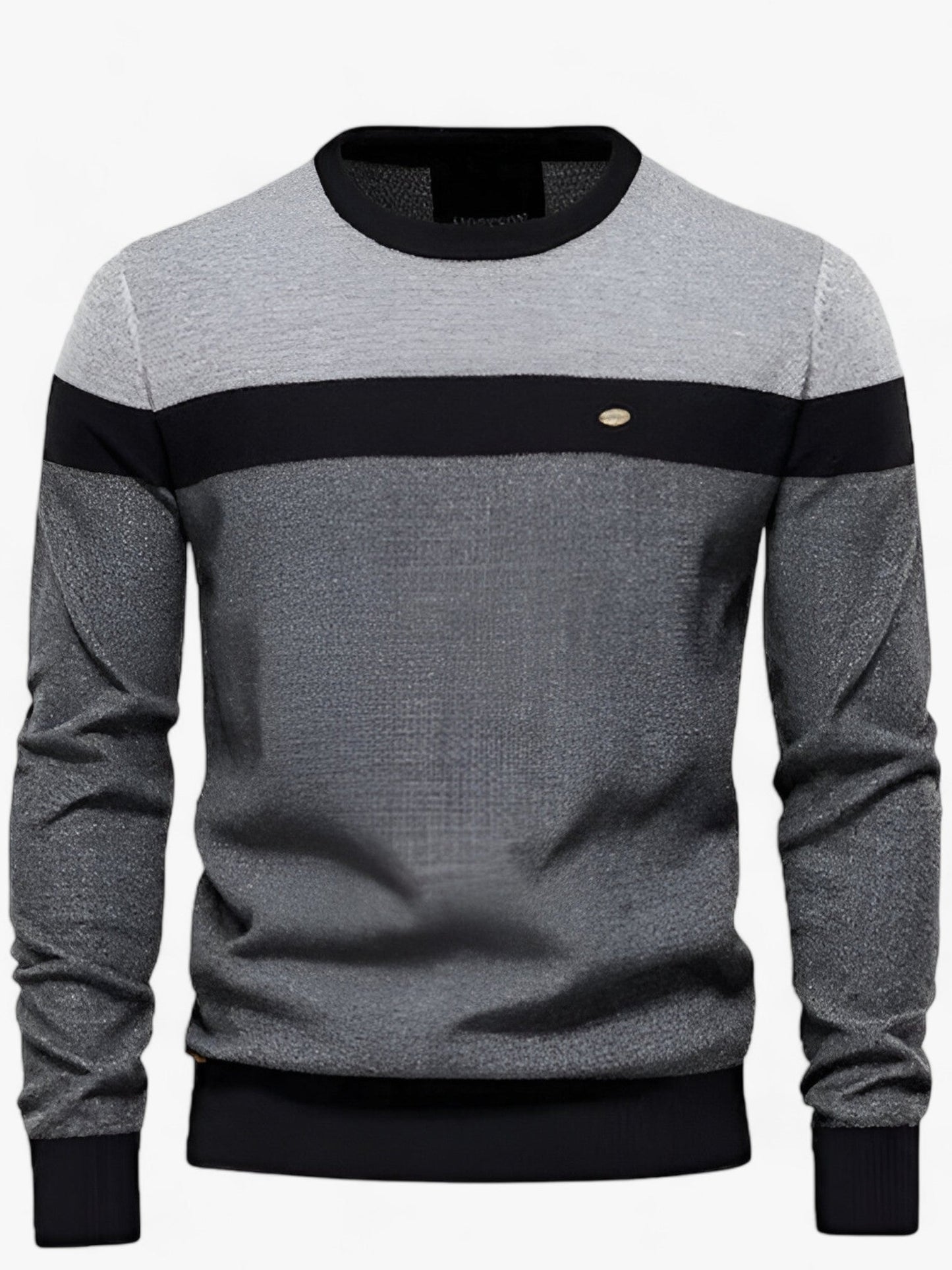 Jack Cotton Sweater For Men By TrendAura Color Block Knit Breathable Cotton Classic Fit
