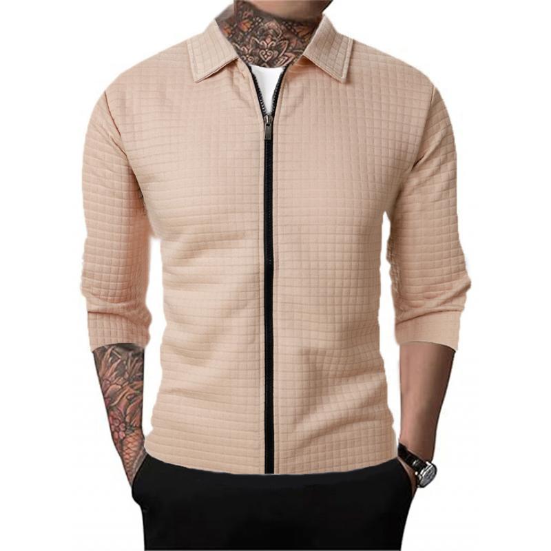 Embossed jacket for men