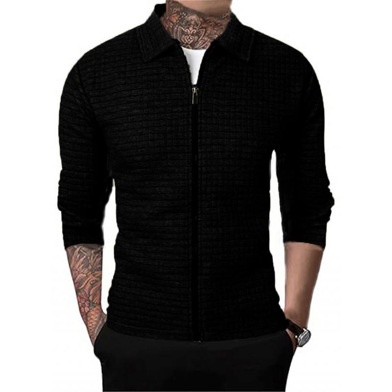 Embossed jacket for men