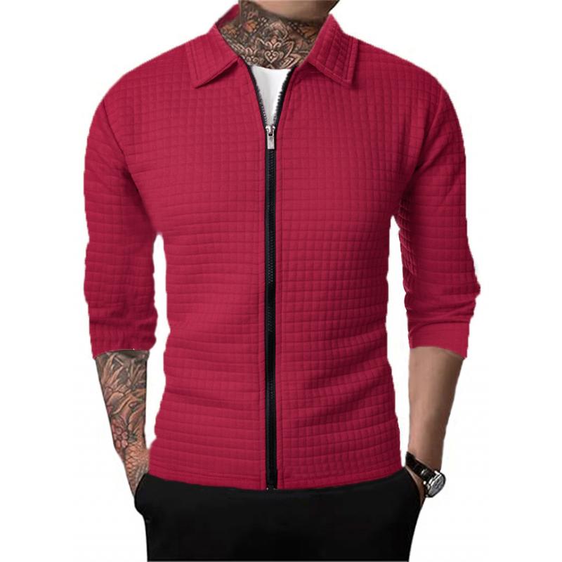 Embossed jacket for men