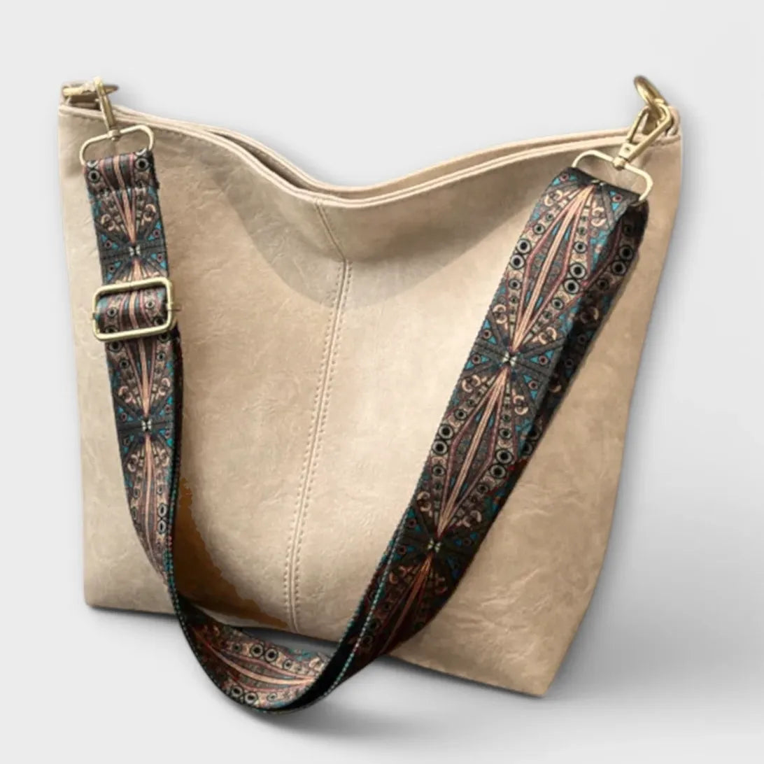 Women's Shoulder Bag with Unique Strap and Versatile Design