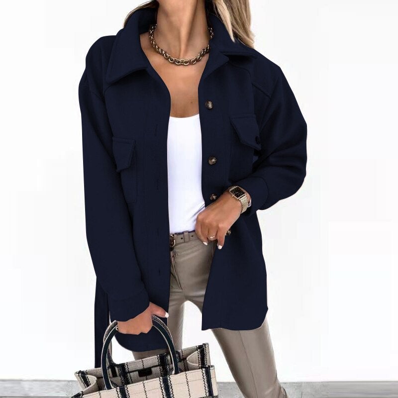 TrendAura | Fashionable shirt jacket