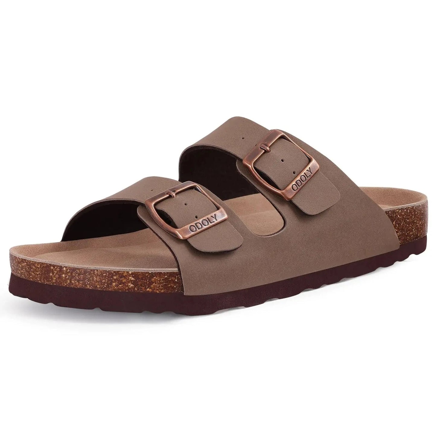 Odoly Summer Cork Sandals With ComfortPlus Footbed For Women All Day Comfort And Style
