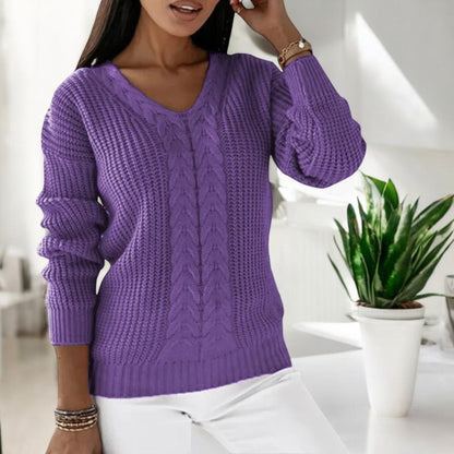 Mila Stylish Knit Sweater For Women With Cozy Comfort And Timeless Elegance Everyday Office Ready