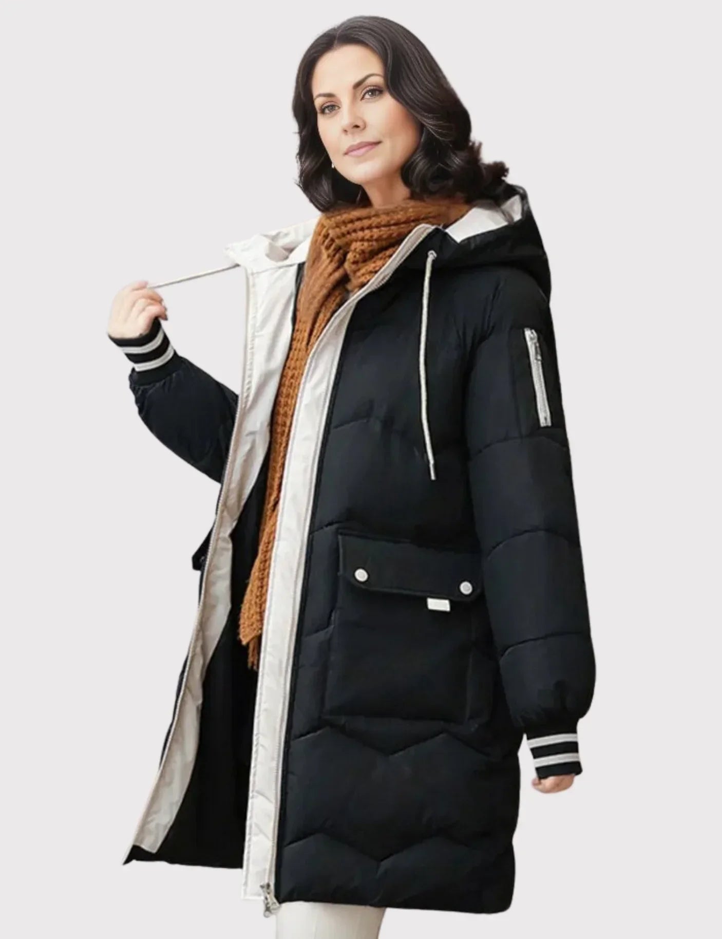 Women's Winter Puffer Jacket | Hood