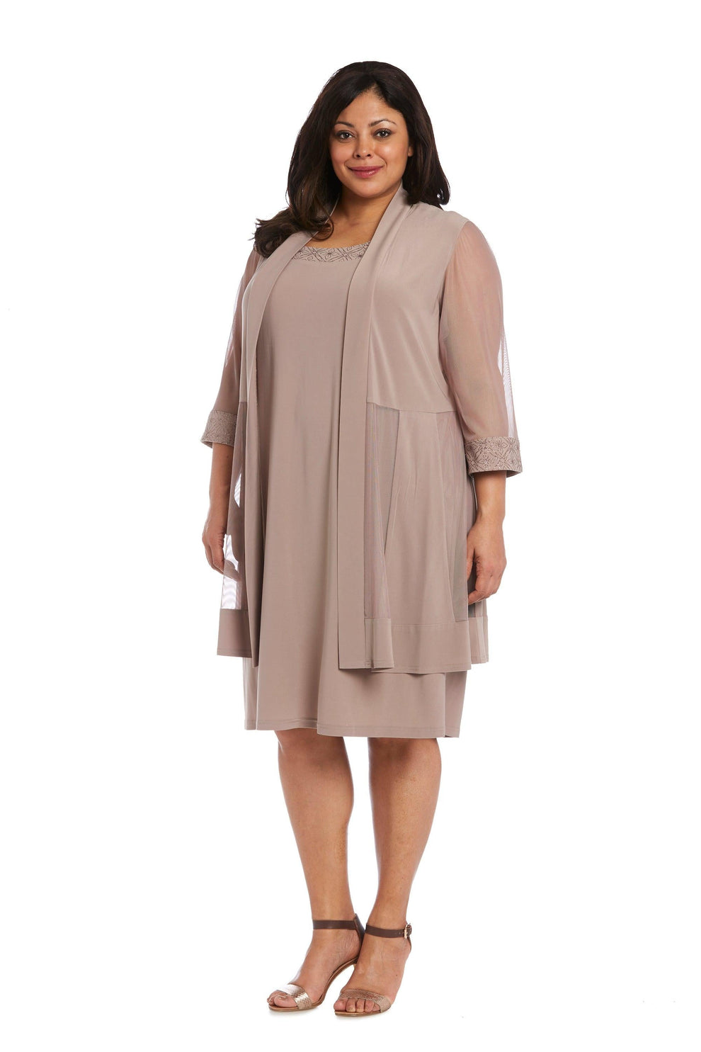 R&M Richards 8271 Short Mother Of The Bride Dress Sale - TrendAura