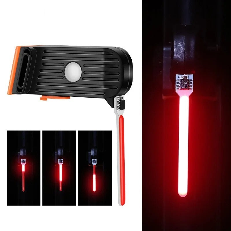 Rechargeable rear light for bicycle
