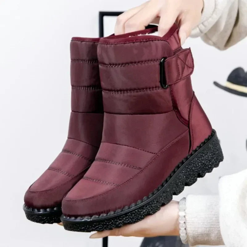 Women's Outdoor Boots with Waterproof Design and Durable Sole - TrendAura